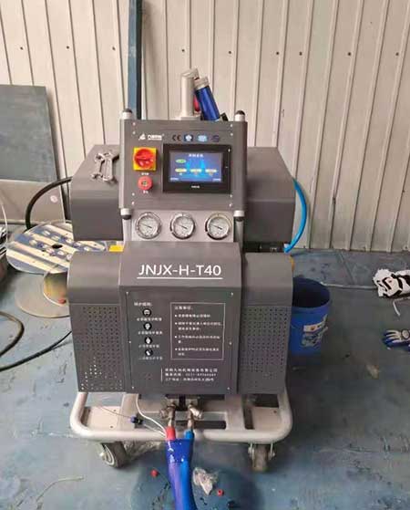 建筑保溫聚氨酯發泡機(圖1) JNJX-H-T40建筑保溫建筑發泡機